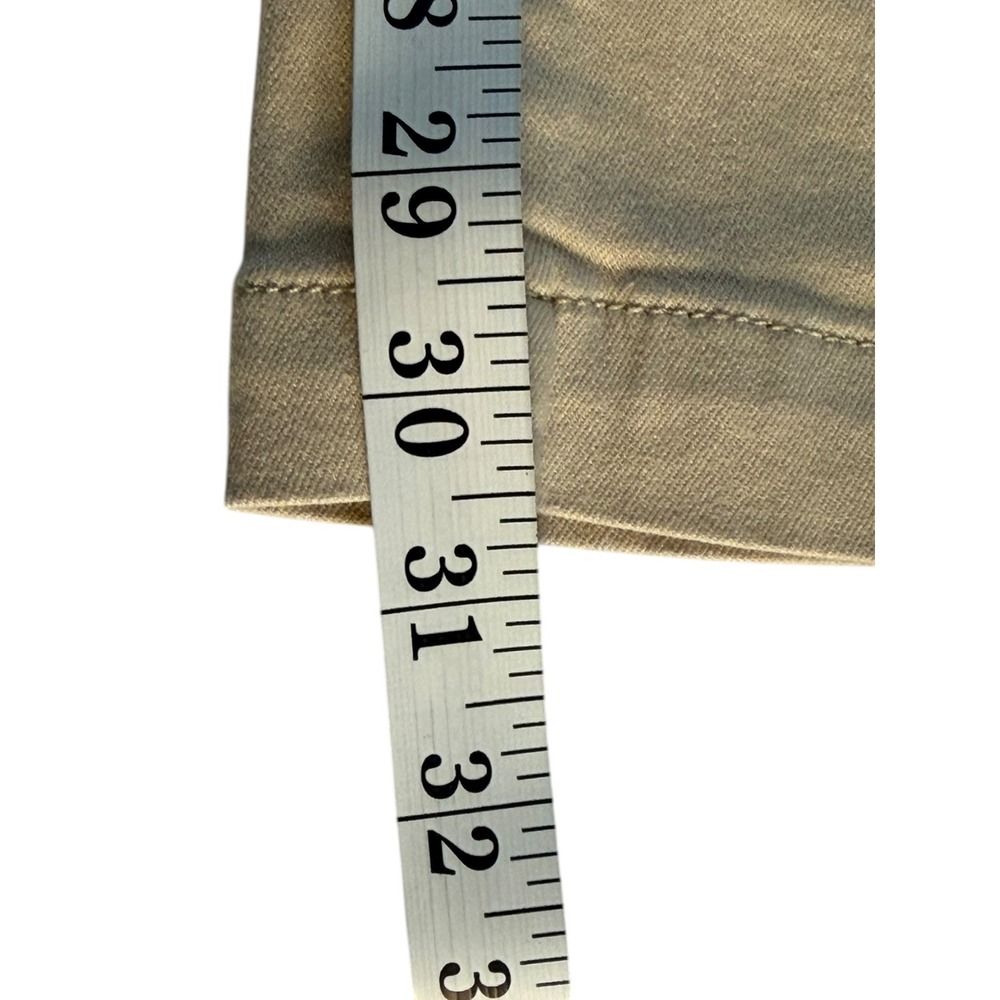 Paige Genesee High Rise Wide Leg Jeans Sandie Beige Tan Size 4 26 8738C67-643 - Picture 7 of 7